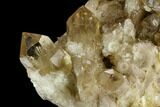Smoky Citrine Crystal Cluster - Lwena, Congo #128423-3